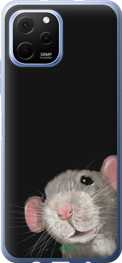 Силиконовый чехол The Peeking Rat для Huawei Nova Y61 - 6442u-2983 изображение 