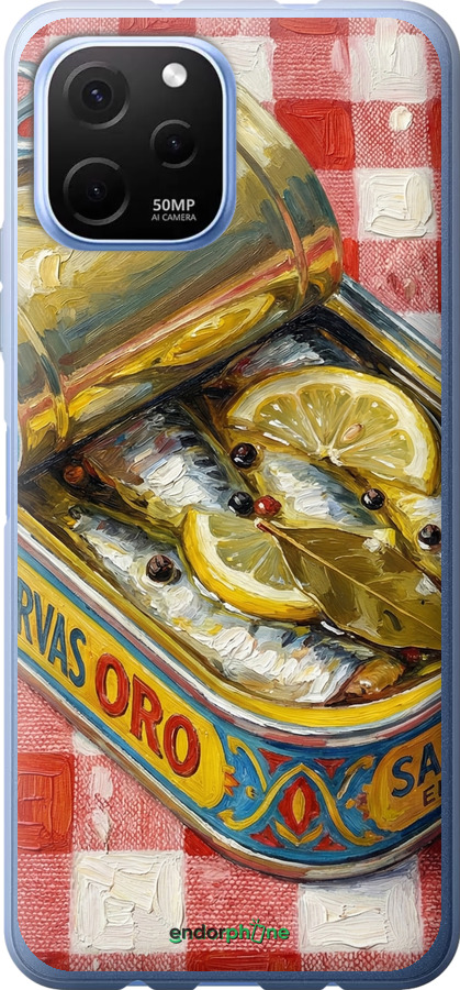 Силіконовий чехол Vintage Sardine Tin Phone для Huawei Nova Y61 - 6772u-2983 изображение 
