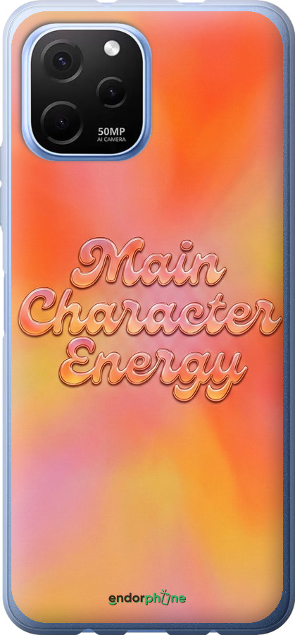 Силиконовый чехол Aura Gradient Main Character Energy Aesthetic Y2K для Huawei Nova Y61 - 6783u-2983 изображение 