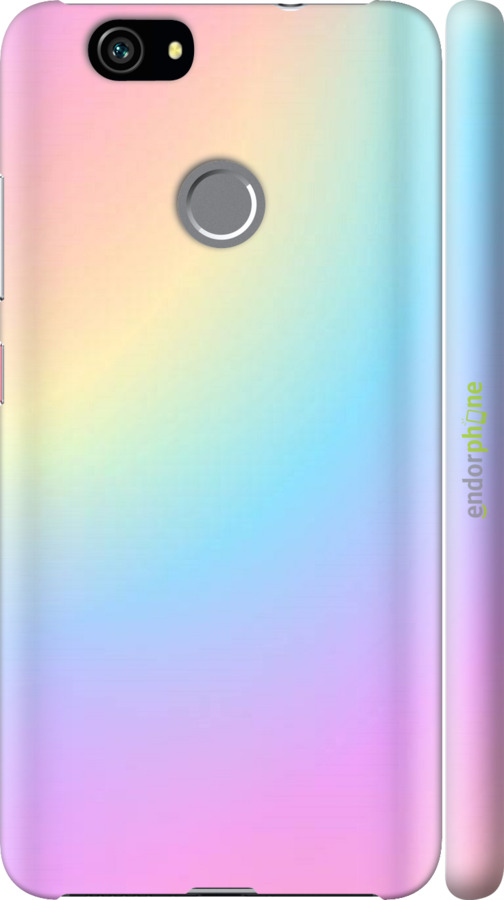 

3D пластиковий матовий чохол "Веселка 2" для Huawei Nova, Рожевий