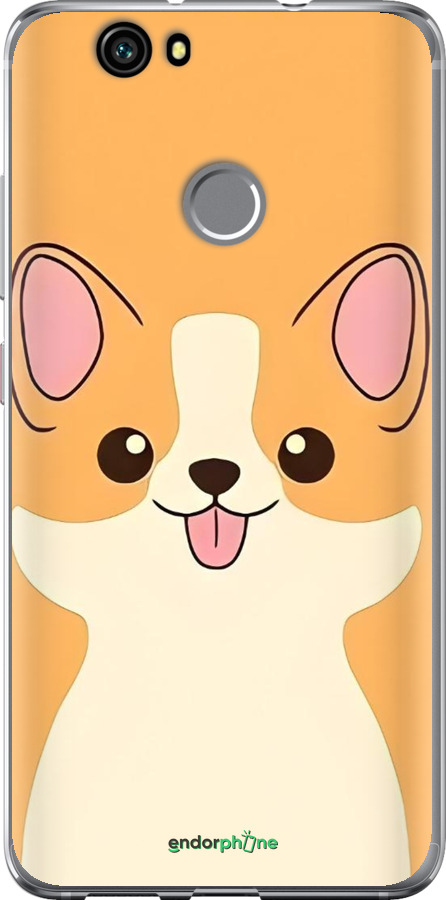 2D пластиковий чехол Милый пес для Huawei Nova - 6296t-439 изображение 