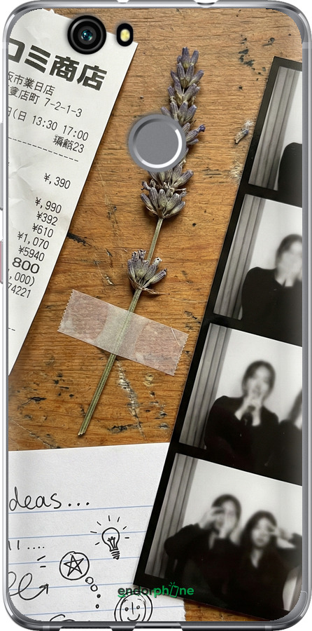 2D пластиковый чехол Aesthetic Scrapbook Collage для Huawei Nova - 6773t-439 изображение 