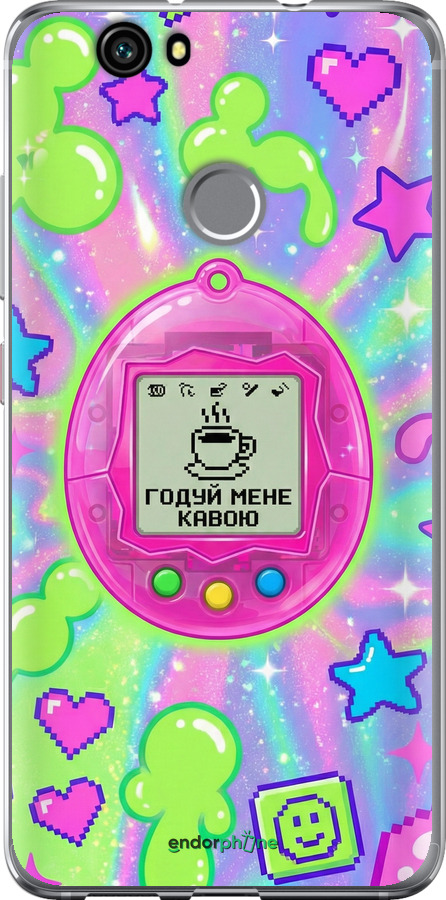 2D пластиковый чехол Y2K Aesthetic Retro Pet: Годуй мене кавою для Huawei Nova - 6784t-439 изображение 