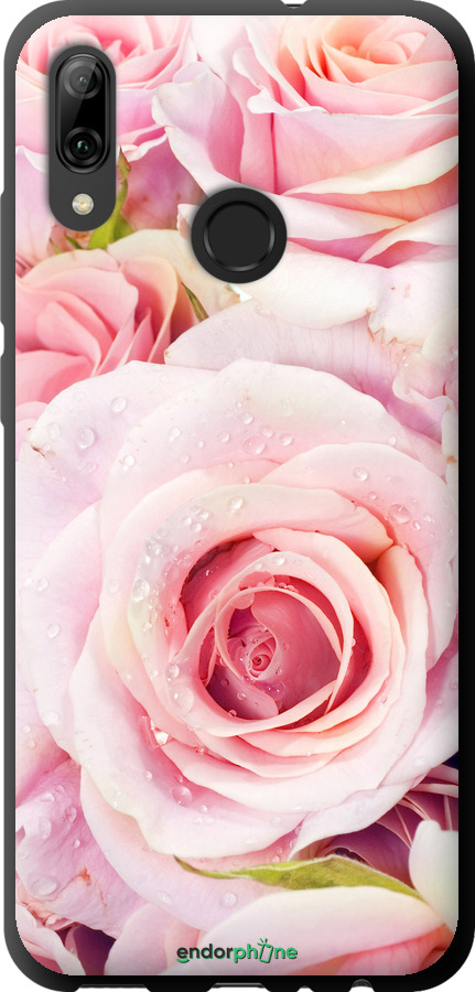 TPU чехол Троянди для Huawei P Smart 2019 - 525b-1634 изображение 