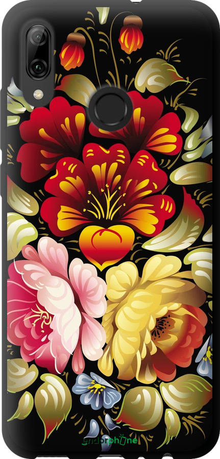 TPU чехол Хохлома 6 для Huawei P Smart 2019 - 829b-1634 изображение 