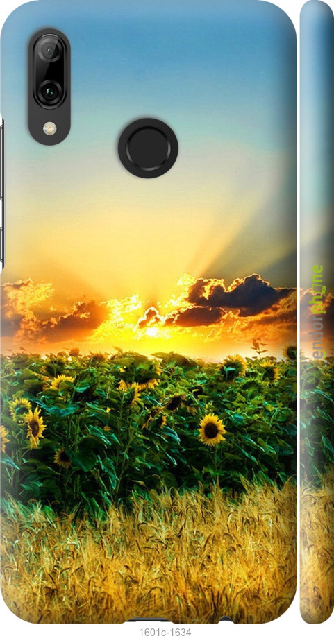 

3D пластиковий матовий чохол "Україна" для Huawei P Smart 2019