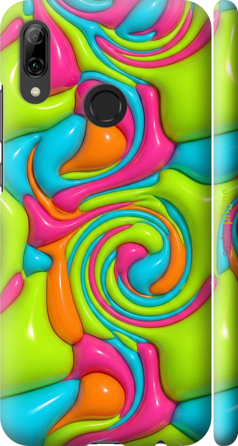 3D пластиковый матовый чехол Y2K Jelly Dream для Huawei P Smart 2019 - 6780m-1634 изображение 