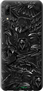2D пластиковый чехол Воронья ярость для Huawei P Smart 2019 - 6474t-1634 изображение 