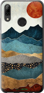 2D пластиковый чехол Янтарный закат для Huawei P Smart 2019 - 6475t-1634 изображение 