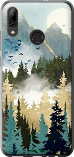 2D пластиковый чехол С изображением лесного пейзажа для Huawei P Smart 2019 - 6548t-1634 изображение 