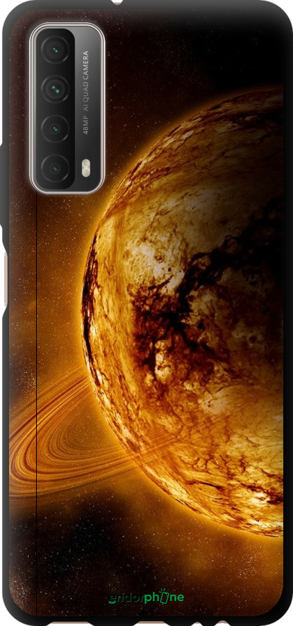TPU чехол Жёлтый Сатурн для Huawei P Smart 2021 - 170b-2100 изображение 