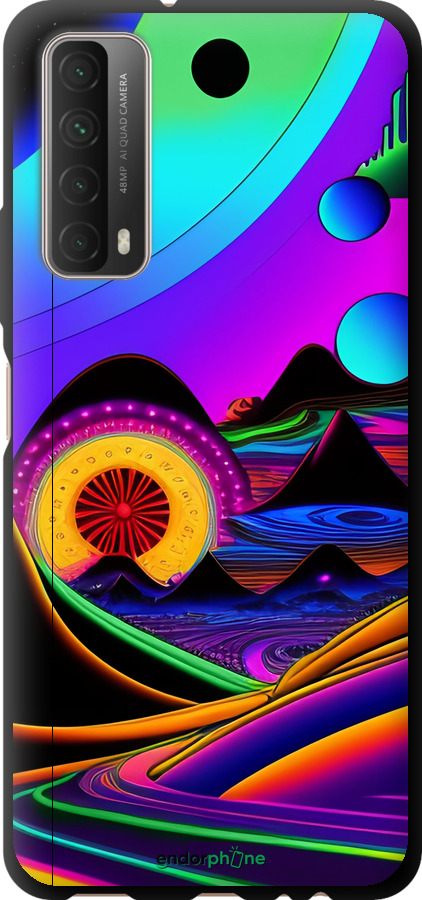 TPU чехол Абстракція v3 для Huawei P Smart 2021 - 5620b-2100 изображение 