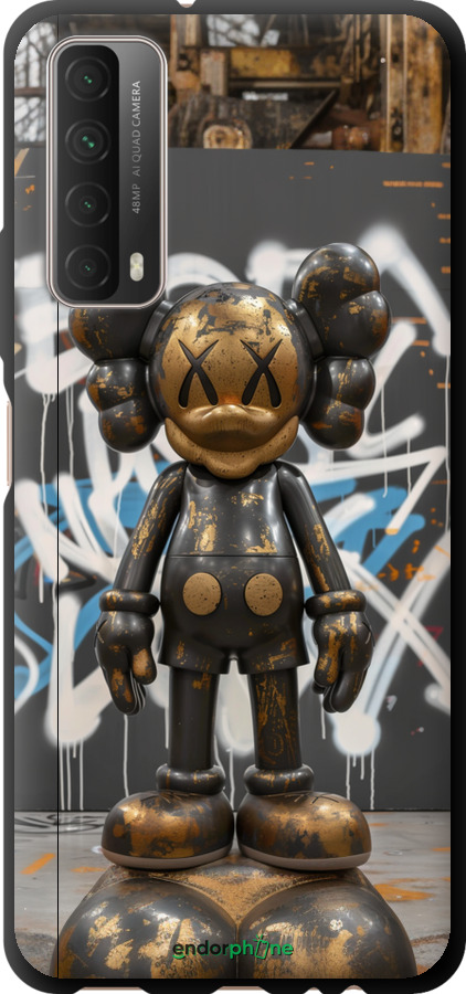 TPU чехол Bronze kaws v3 для Huawei P Smart 2021 - 6099b-2100 изображение 