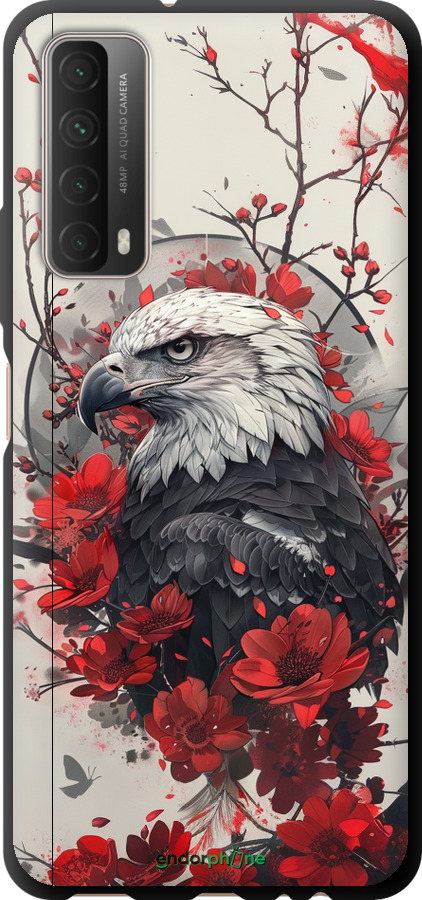 TPU чехол Рубиновый орел для Huawei P Smart 2021 - 6103b-2100 изображение 