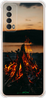 Силикон с усиленными углами чехол Огонь для Huawei P Smart 2021 - 6021sp-2100 изображение 