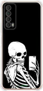 Силикон с усиленными углами чехол Скелет делает Selfie для Huawei P Smart 2021 - 6535sp-2100 изображение 