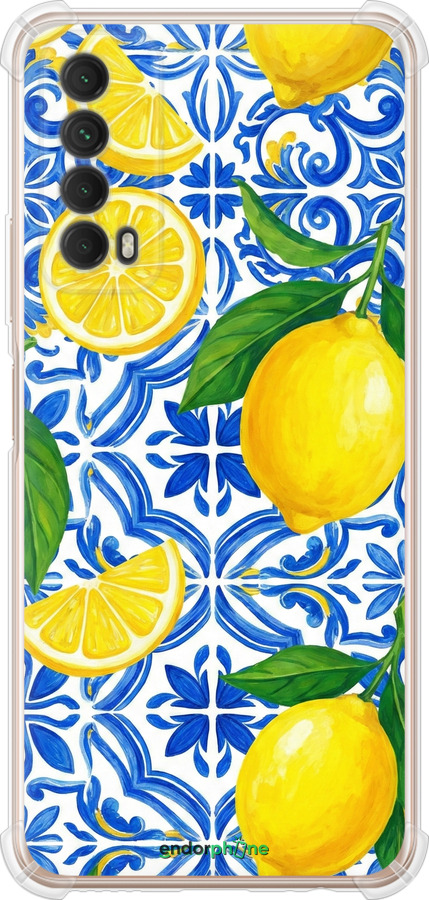 Силикон с усиленными углами чехол Grocery Girl Italian Summer для Huawei P Smart 2021 - 6766sp-2100 изображение 