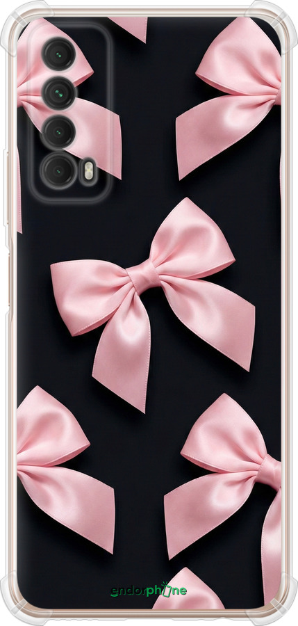 Силикон с усиленными углами чехол Coquette Ribbons Dark Coquette для Huawei P Smart 2021 - 6767sp-2100 изображение 