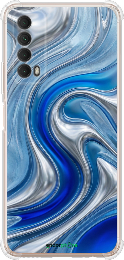 Силикон с усиленными углами чехол Liquid Chrome для Huawei P Smart 2021 - 6781sp-2100 изображение 