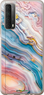 2D пластиковый чехол Мрамор красивый для Huawei P Smart 2021 - 6376t-2100 изображение 