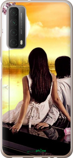 2D пластиковий чехол Sunset для Huawei P Smart 2021 - 6607t-2100 изображение 