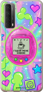 Силіконовий чохол 'Y2K Aesthetic Retro Pet: Годуй мене кавою' для Huawei P Smart 2021 зображення 5