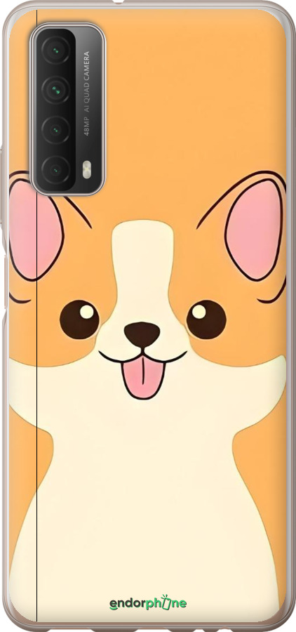 2D пластиковый чехол Милый пес для Huawei P Smart 2021 - 6296t-2100 изображение 