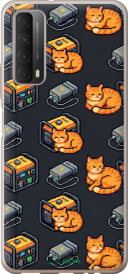 Силиконовый чехол Autonomous Zone для Huawei P Smart 2021 - 6771u-2100 изображение 