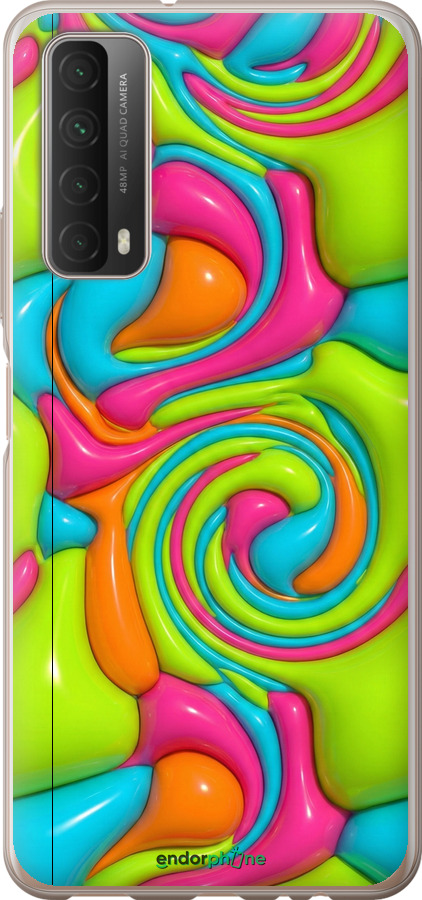 Силиконовый чехол Y2K Jelly Dream для Huawei P Smart 2021 - 6780u-2100 изображение 