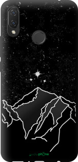 TPU чехол Минималистический горный пейзаж для Huawei P Smart Plus - 6438b-1555 изображение 