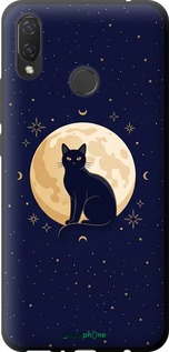 TPU чехол Cute Cat Celestial/Witchy для Huawei P Smart Plus - 6787b-1555 изображение 