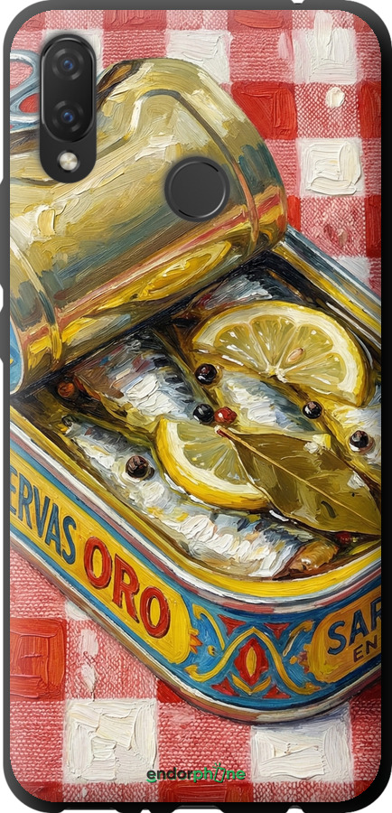 TPU чехол Vintage Sardine Tin Phone для Huawei P Smart Plus - 6772b-1555 изображение 