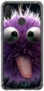 Силикон с усиленными углами чехол Пушистик для Huawei P Smart Plus - 6017sp-1555 изображение 