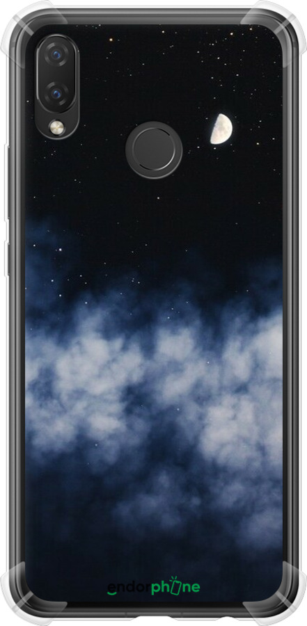 Силикон с усиленными углами чехол Ночное небо для Huawei P Smart Plus - 6450sp-1555 изображение 