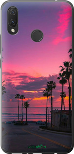Силіконовий чехол Пальми для Huawei P Smart Plus - 5873u-1555 изображение 
