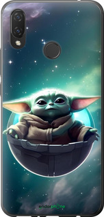 2D пластиковый чехол Малышь йода для Huawei P Smart Plus - 6294t-1555 изображение 