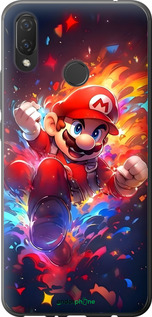 Силиконовый чехол Супер Марио для Huawei P Smart Plus - 6342u-1555 изображение 