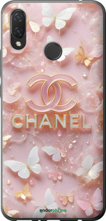 Силиконовый чехол Шанель для Huawei P Smart Plus - 6366u-1555 изображение 