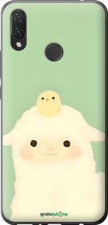 Силиконовый чехол Барашек и ципленок для Huawei Nova 3i - 6369u-1541 изображение 