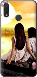 Силиконовый чехол Sunset для Huawei P Smart Plus - 6607u-1555 изображение 