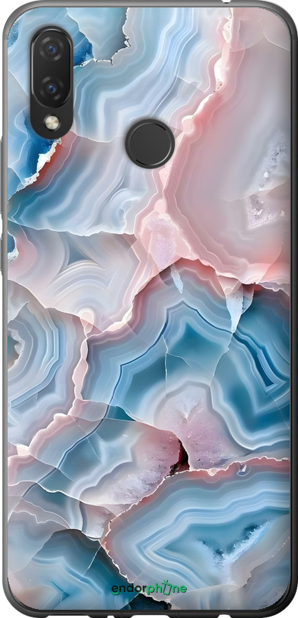 Силиконовый чехол Мрамор для Huawei Nova 3i - 6306u-1541 изображение 