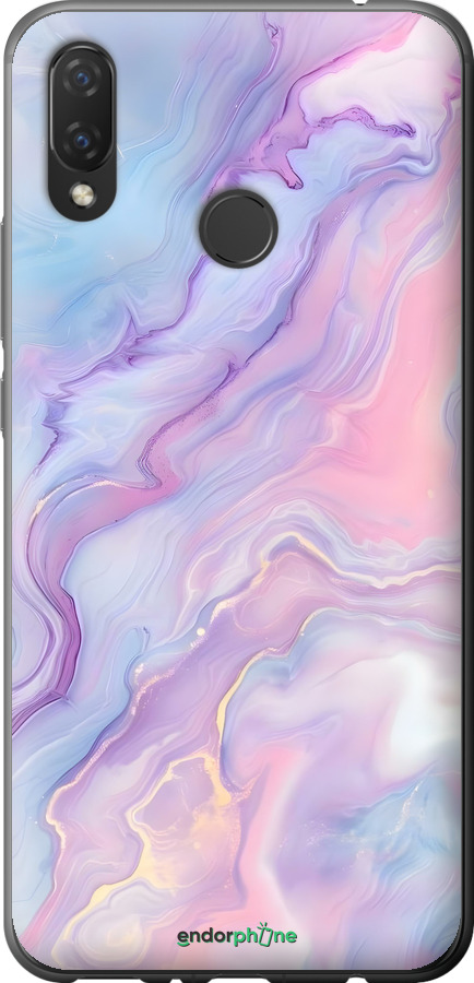 Силиконовый чехол Нежный мрамор для Huawei Nova 3i - 6310u-1541 изображение 