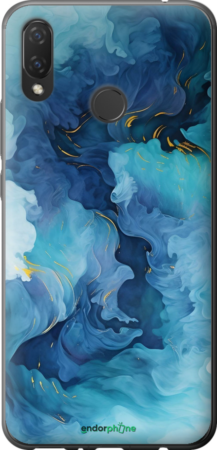 Силиконовый чехол Акварель для Huawei Nova 3i - 6320u-1541 изображение 