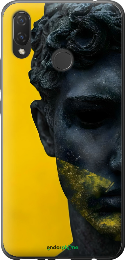Силиконовый чехол Статуя арт для Huawei P Smart Plus - 6330u-1555 изображение 
