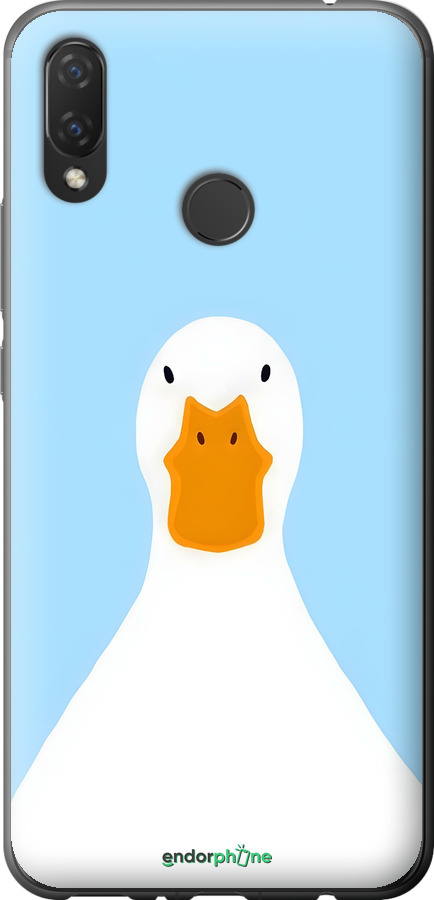 Силиконовый чехол Гусь для Huawei Nova 3i - 6350u-1541 изображение 