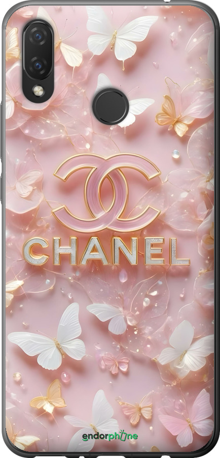Силиконовый чехол Шанель для Huawei P Smart Plus - 6366u-1555 изображение 