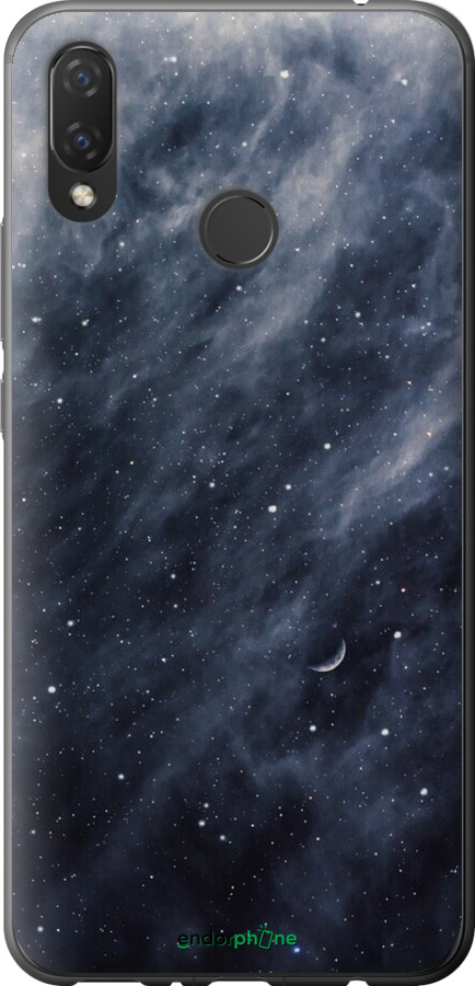 Силиконовый чехол Голубые облака, Голубая луна для Huawei Nova 3i - 6398u-1541 изображение 