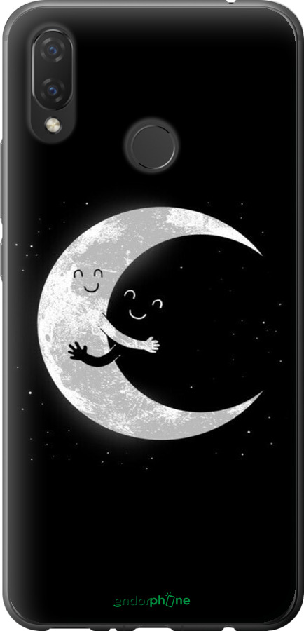 2D пластиковый чехол Лунные объятия для Huawei Nova 3i - 6508t-1541 изображение 