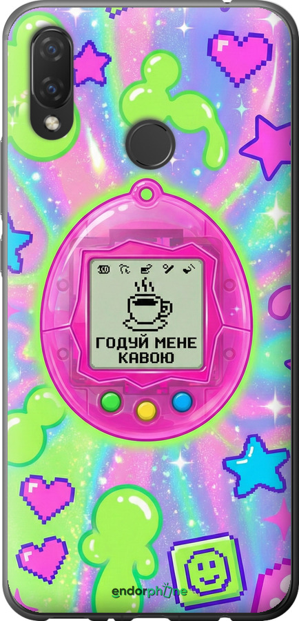 Силиконовый чехол Y2K Aesthetic Retro Pet: Годуй мене кавою для Huawei P Smart Plus - 6784u-1555 изображение 