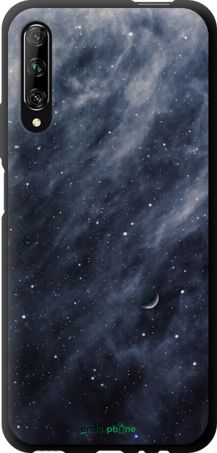 TPU чехол Голубые облака, Голубая луна для Huawei P Smart Pro - 6398b-1906 изображение 